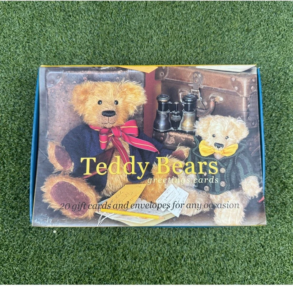 Teddy Bears Greeting Cards ''BOX ONLY''‎ Vintage Gift Stationery